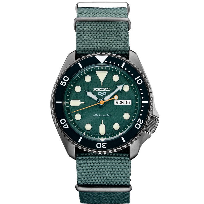 Seiko Men's 5 Lumibrite Hands Automatic Nylon Watch | Men's Watches | Accessories - Shop Your Navy - Official Site