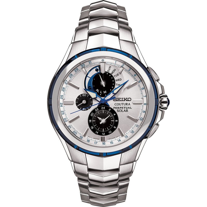 Seiko Men's Coutura Solar Perpetual Chrono Bracelet Watch | Men's Watches |  Accessories - Shop Your Navy Exchange - Official Site