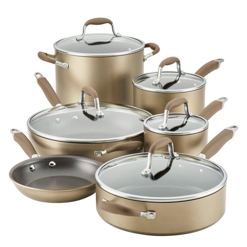  Anolon Advanced Hard Anodized Nonstick Cookware Pots