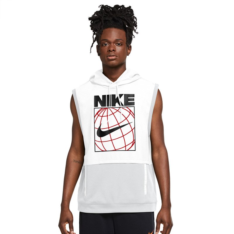 nike men's dri fit sleeveless hoodie