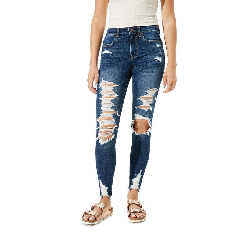 super high rise plush jegging american 