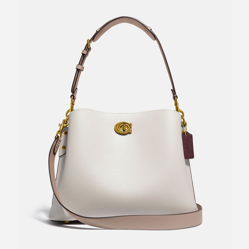 Coach Polished Pebble Leather Everyday Tote Chalk