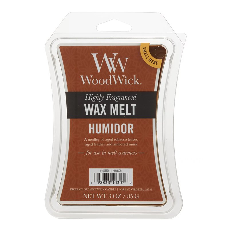 Woodwick Humidor 3-ounce Wax Melt, Diffusers & Home Fragrances