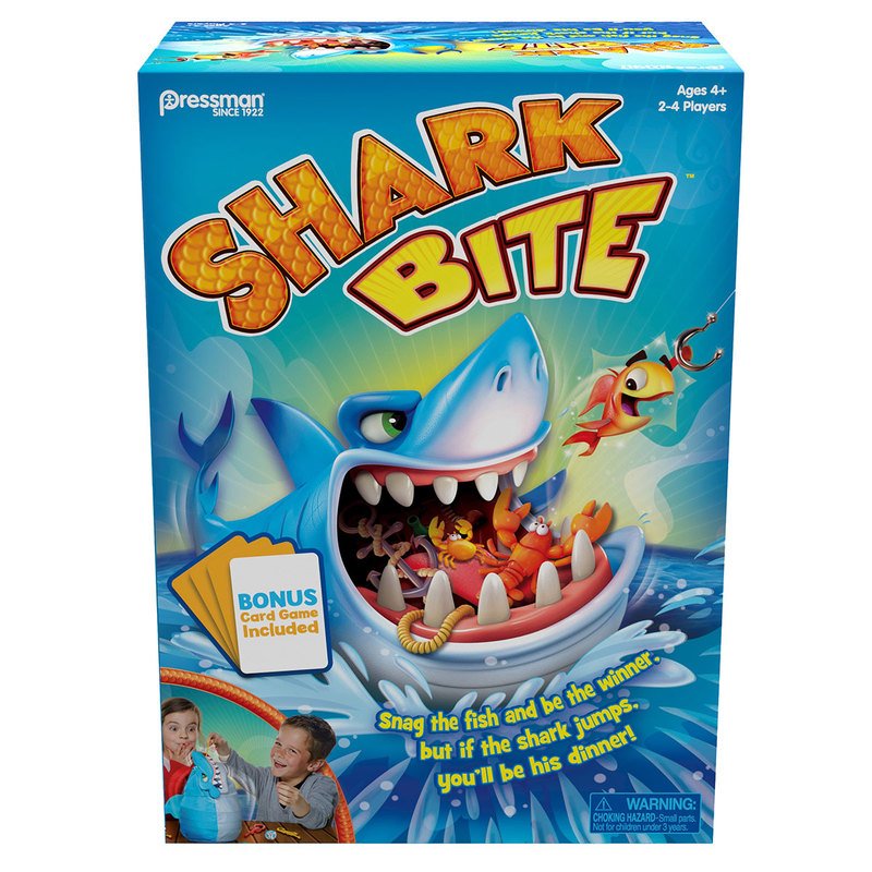 Shark Bite Game With Bonus Card Game, Silly & Whacky Games