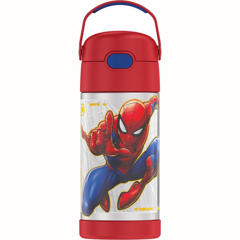 Marvel Amazing Spider-Man Collapsible Water Bottle, 12-Ounce,, Red