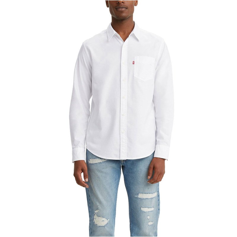 Levi's Men's Classic Pocketed Standard Long Sleeve Sport Shirt | Casual &  Dress Button Down Shirts | Apparel - Shop Your Navy Exchange - Official Site