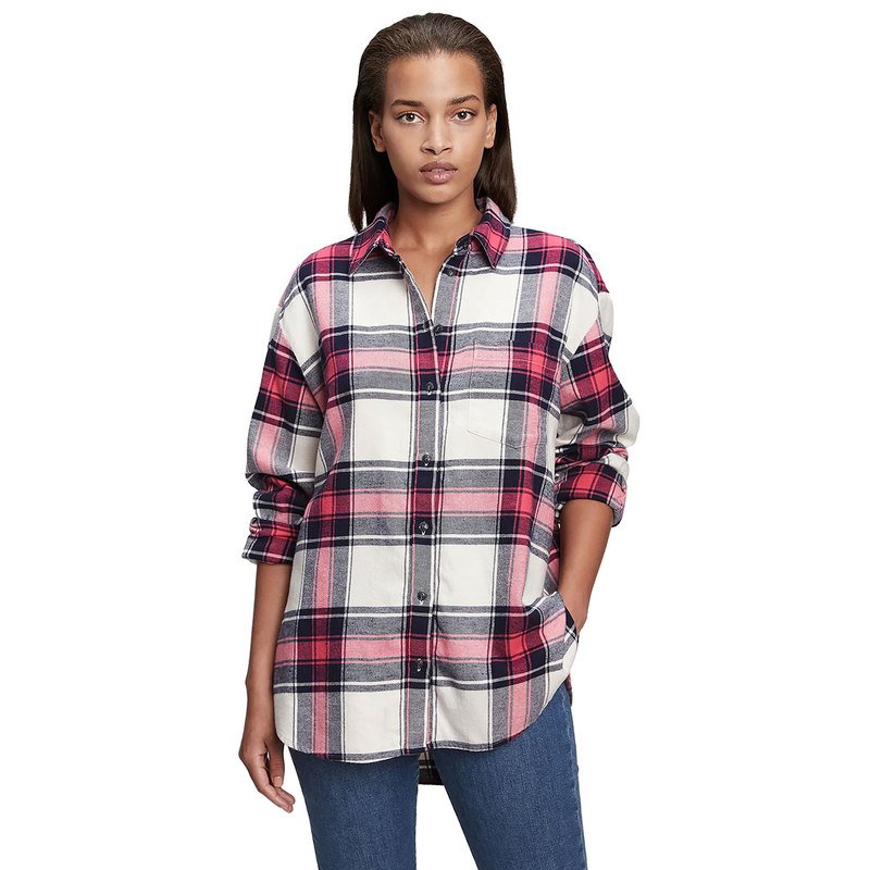 Gap Women's Oversized Flannel Shirt 