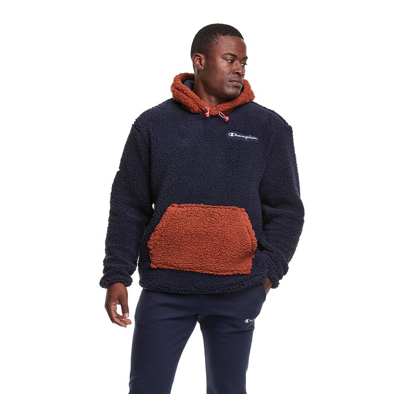 Champion Men's Colorblock Sherpa Hoodie 