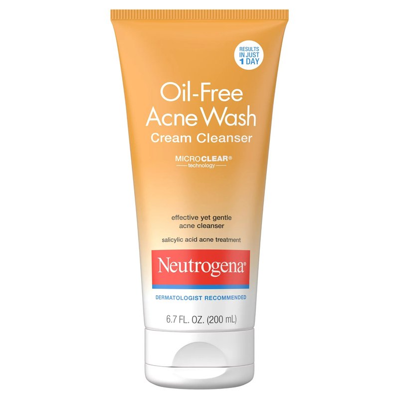 Neutrogena Oil-free Acne Wash Cream Cleanser, Acne & Blemish Treatments