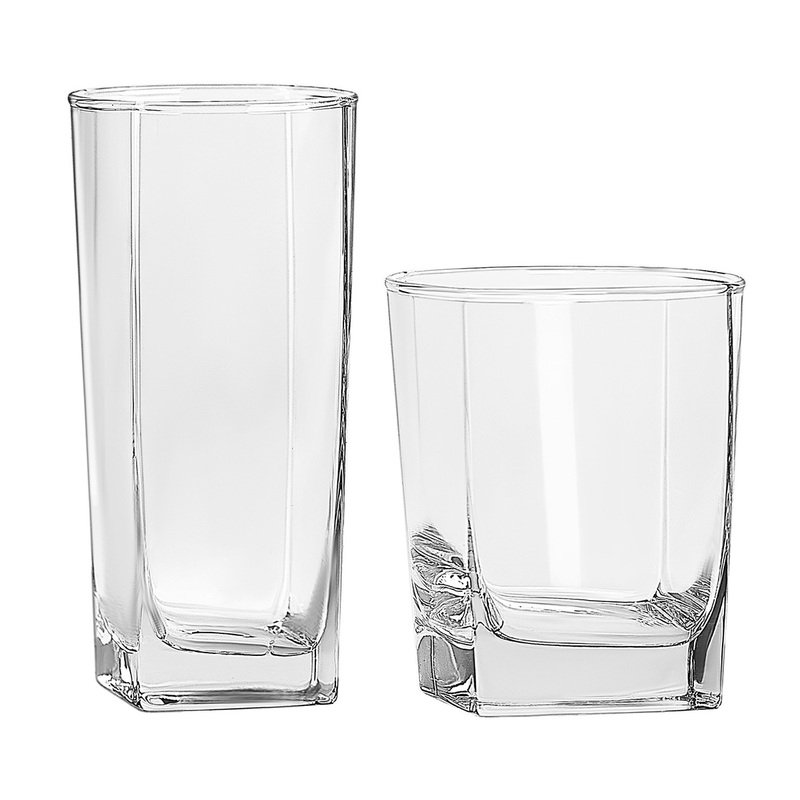Libbey Bristol 16-piece Glassware Set  Drinking Glasses - Shop Your Navy  Exchange - Official Site