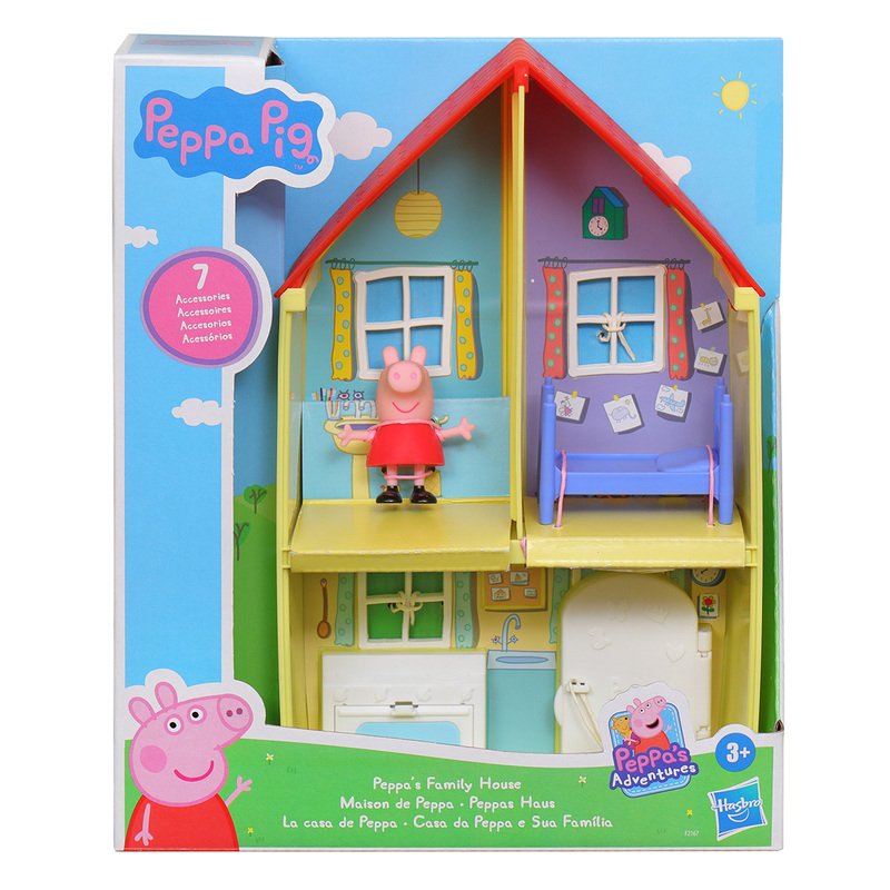 Set Of 5 Peppa Pig Figurines includes Daddy, Mummy, Peppa, Tea Party Peppa,  and George Pig