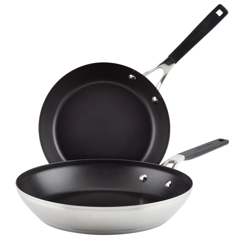 Kitchenaid Fry Pans, Nonstick, Twin Pack