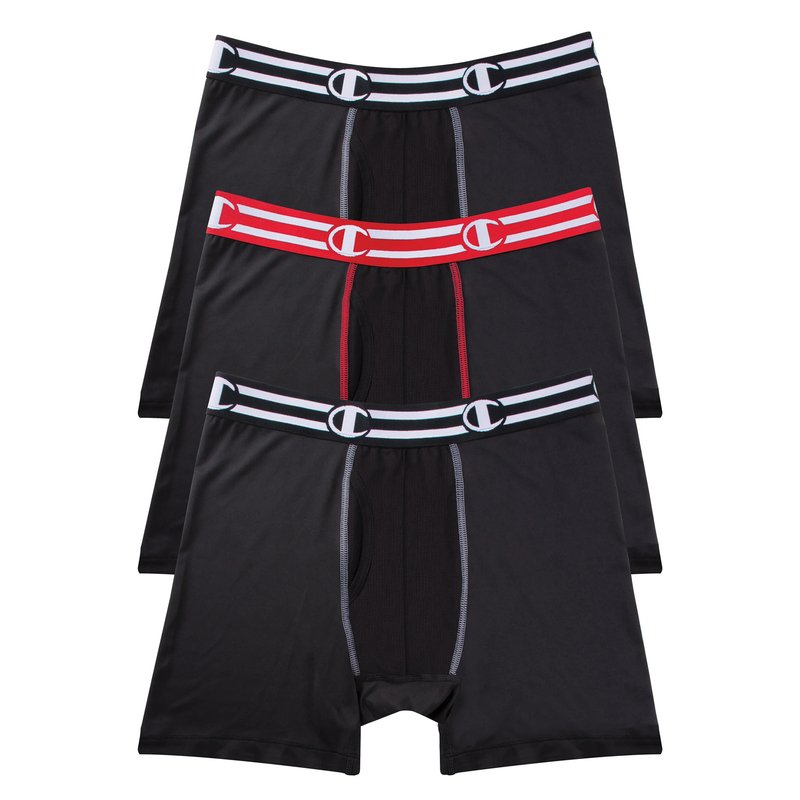 Champion men's tech on sale performance long boxer brief
