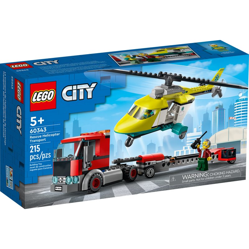 City Rescue Helicopter Transport (60343) | Sets & Kits | Toys - Shop Exchange - Official Site