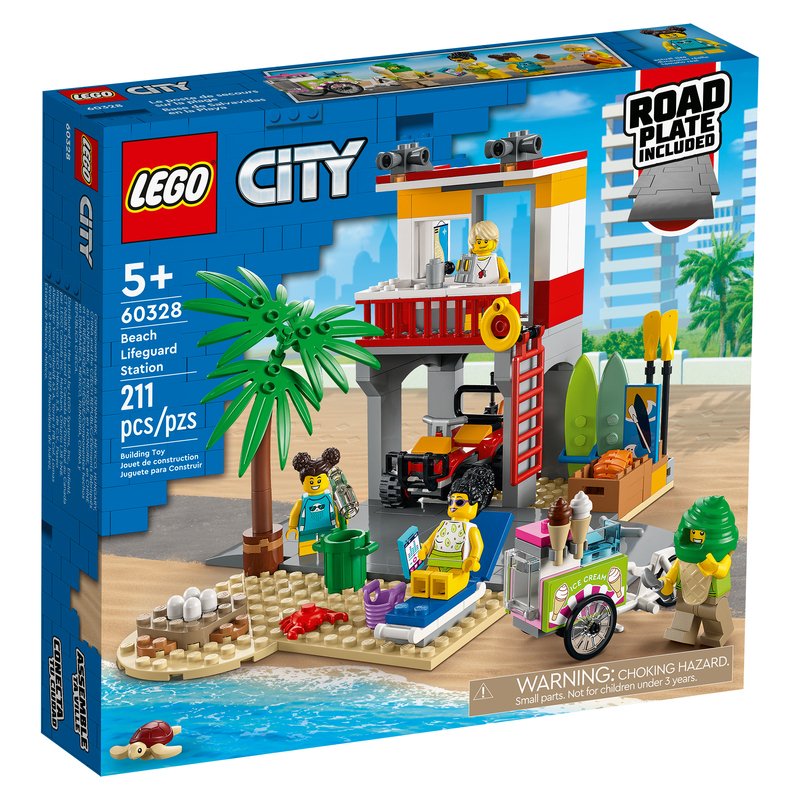 Het is goedkoop sticker kosten Lego City Beach Lifeguard Station (60328) | Building Sets & Kits | Toys -  Shop Your Navy Exchange - Official Site