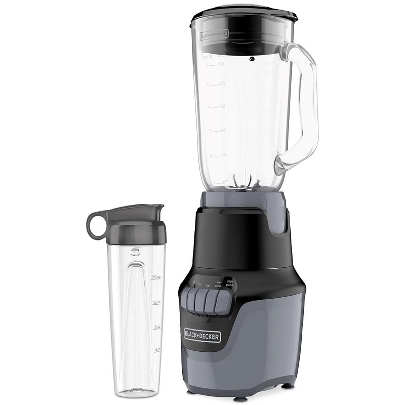 BLACK+DECKER Power Crush Multi-Function Blender with 6-Cup Glass