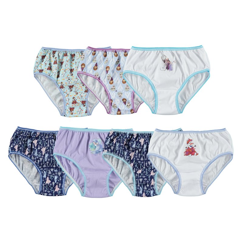 Handcraft Little Girl Frozen Panty 7pk, Girls' Basics