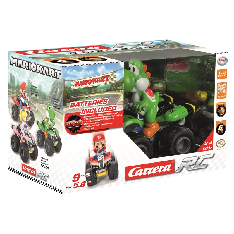 Mario Kart 8 Remote Controlled Yoshi Carrera RC Unboxing 