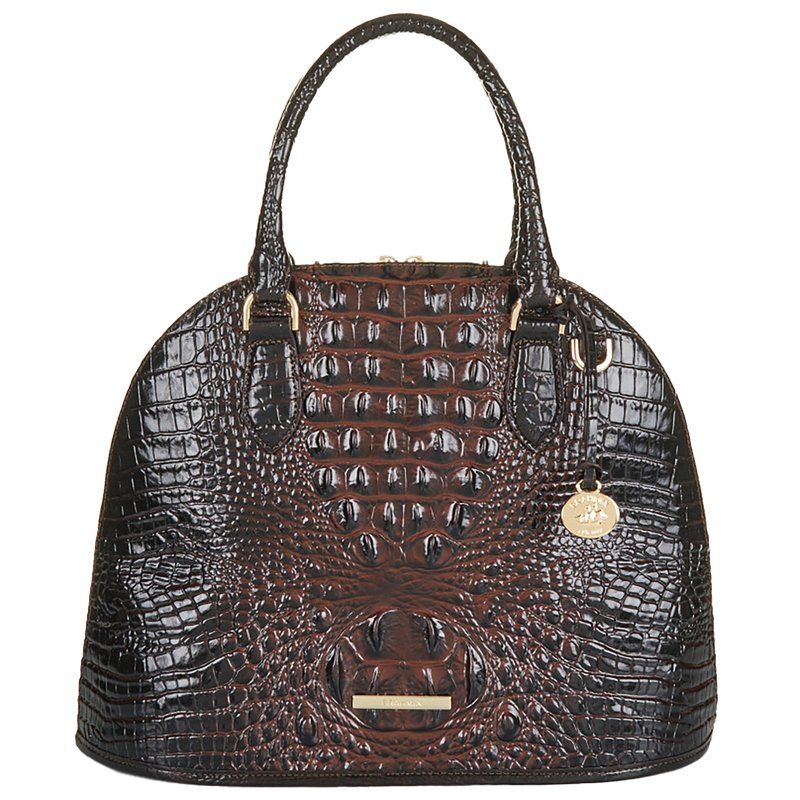 Brahmin Georgina Cocoa Ombre Melbourne Satchel Satchels Women s Shop Your Navy Exchange Official Site