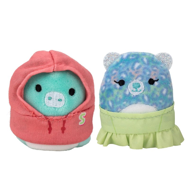 Squishville by Original Squishmallows Play and Display Storage - Four  2-Inch Plu