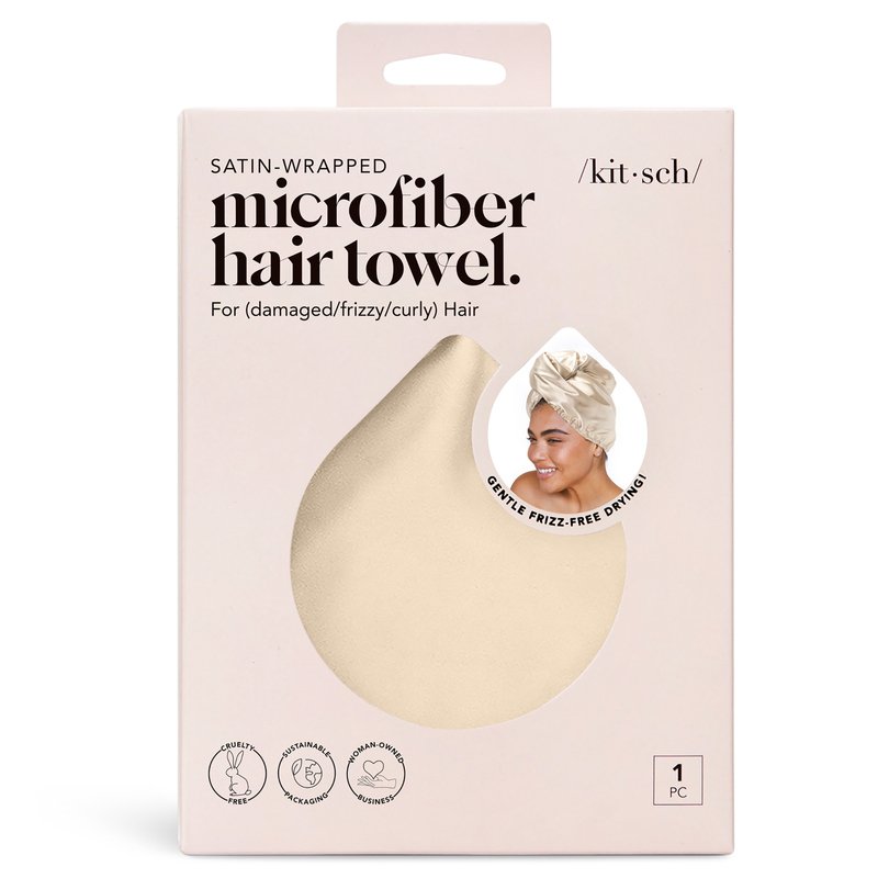 Microfiber Hair Towel in Palm Print – KITSCH