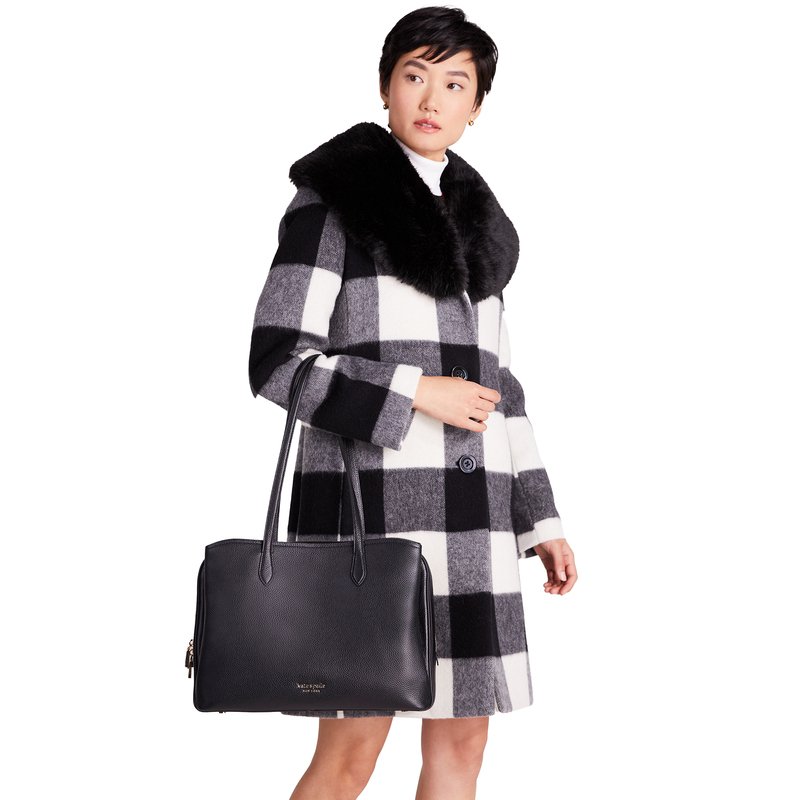 Kate spade pebbled leather tote hot sale
