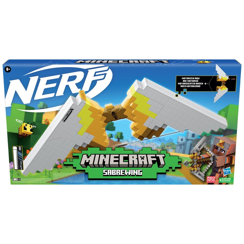 Nerf Minecraft Sabrewing Blaster, Toy Blasters & Soakers