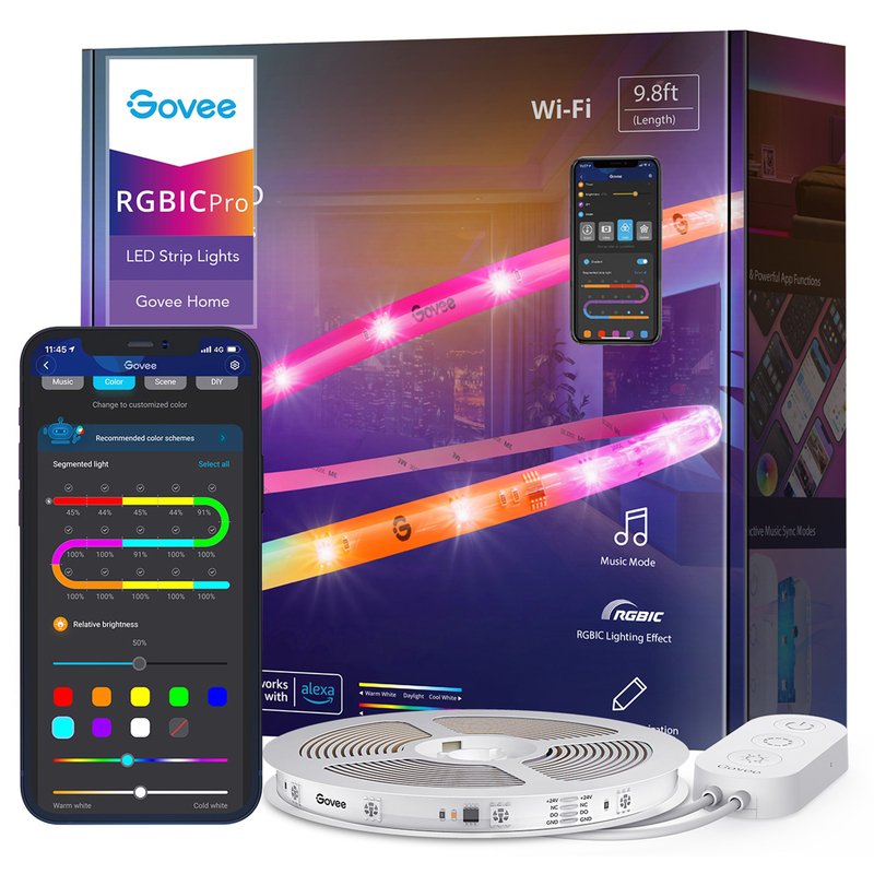Govee wifi rgbic led strip lights hotsell