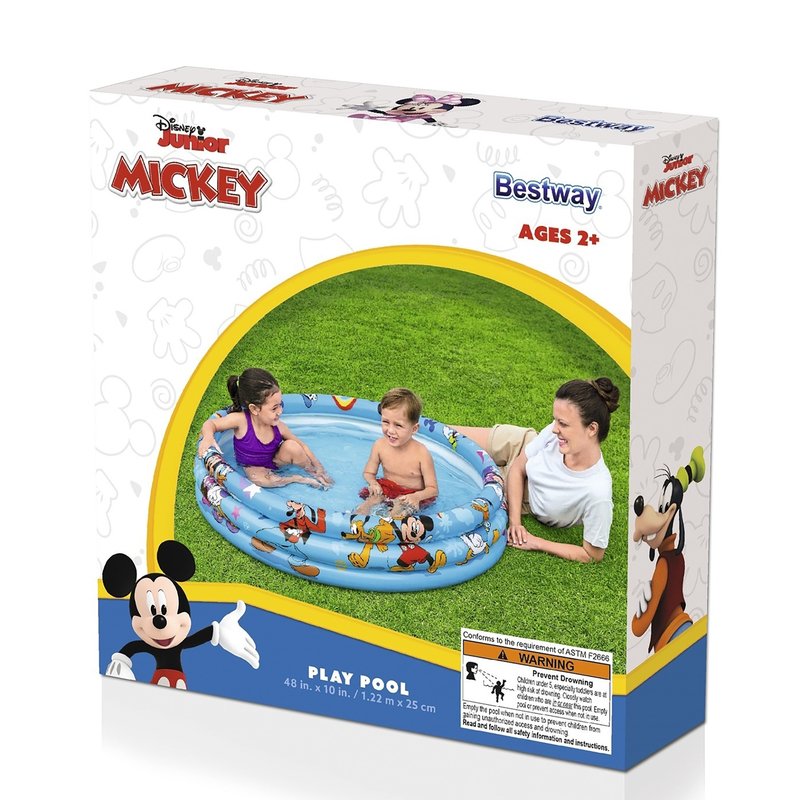 48 X 10 Mickey Friends 3-ring Pool, Water Fun & Pool Toys