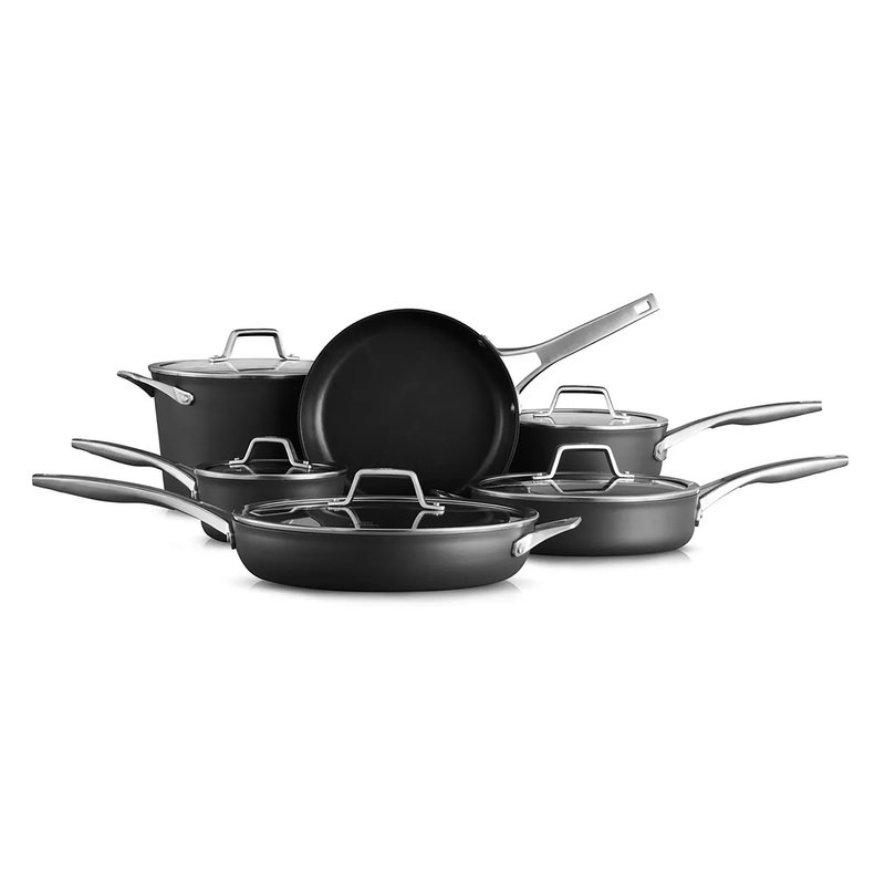 Calphalon Premier Hard Anodized Nonstick 11-piece Cookware Set, Cookware  Sets