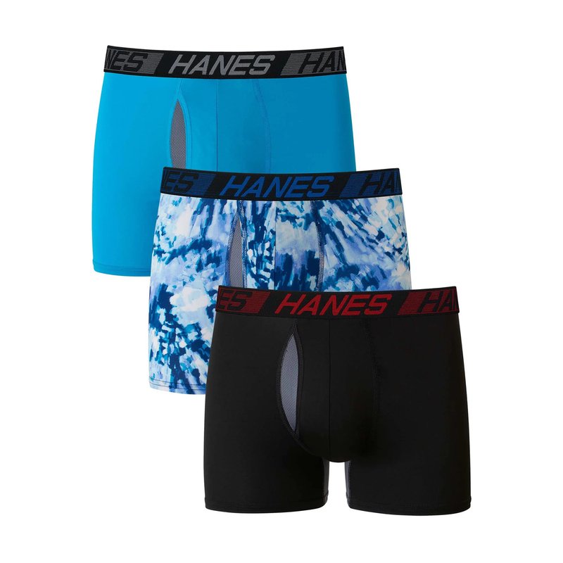 Hanes Men's X-temp Total Support Pouch Support Pouch 3-pack Trunks