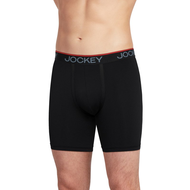Jockey Men's Micro Chafe Proof Pouch Boxer Brief 3-pack, Men's Underwear