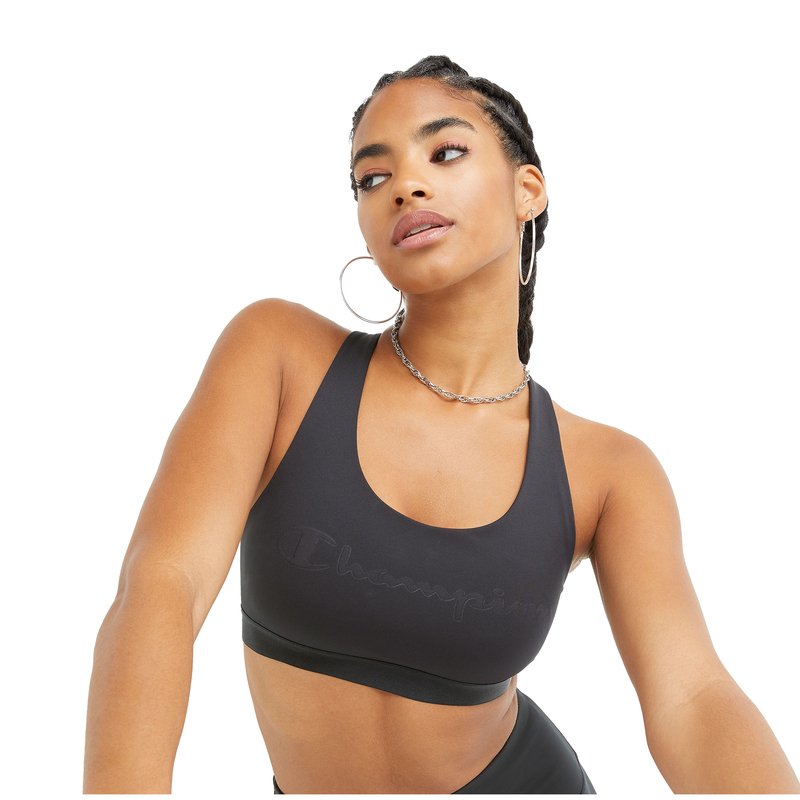 Champion Women's Absolute Sport Shine Elastic Low Impact Bra, Women's  Sports Bras