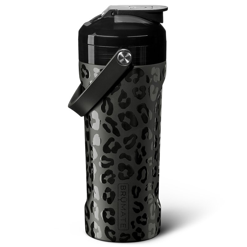 BruMate Rehydration Bottle | 25 oz - Onyx Leopard