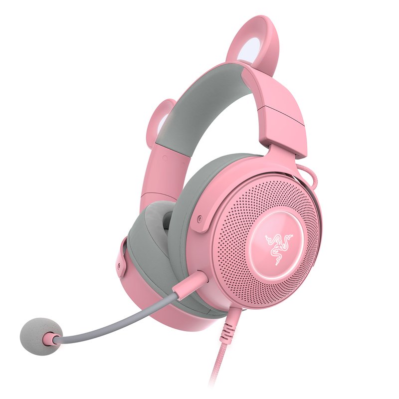 Razer Kraken Kitty Edition V2 Pro Quartz Gaming Headset Gaming
