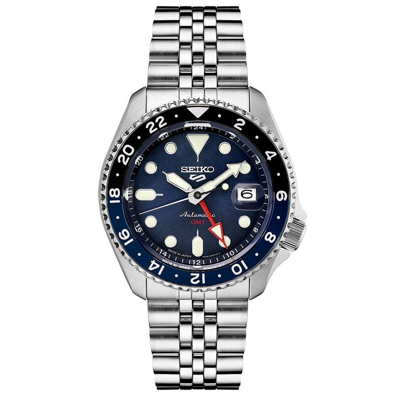 Seiko 5 navy on sale