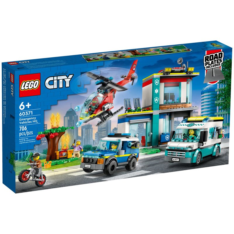 Lego City Emergency Vehicles Hq 60371 Building Sets Kits Toys Shop Your Navy Exchange Official Site