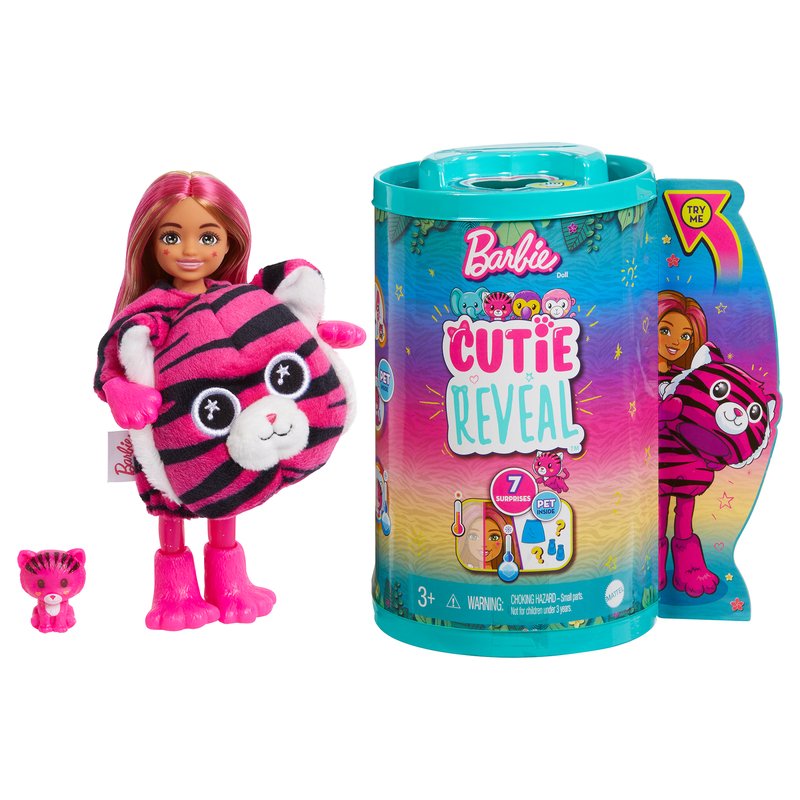 BARBIE CUTIE REVEAL TIGER - THE TOY STORE