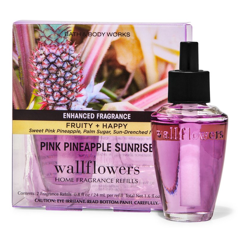 Bath Body Works Pink Pineapple Sunrise Wallflower Refill 2-pack