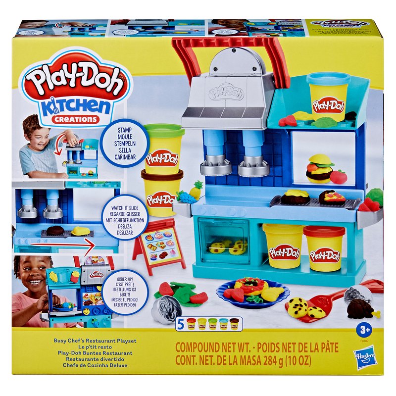 Play-doh Kitchen Creations Busy Chef's Restaurant Playset  Clay, Dough,  Sand & Pottery Kits - Shop Your Navy Exchange - Official Site