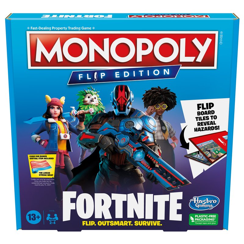 Monopoly Fortnite Flip Game, Board Games & Puzzles