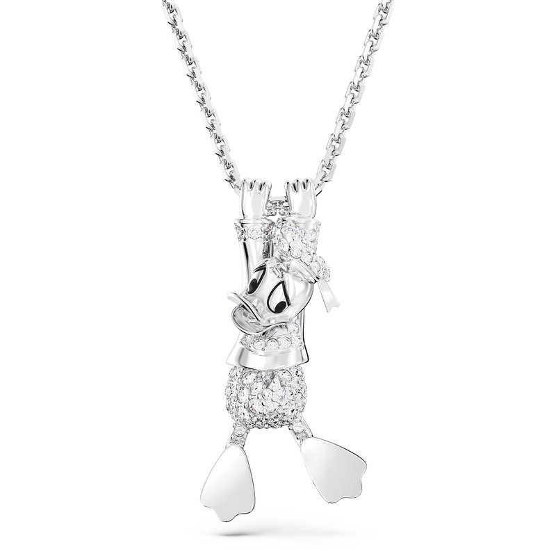 Swarovski Disney 100th Anniversary Donald Duck Necklace Fashion Necklaces Women s Shop Your Navy Exchange Official Site