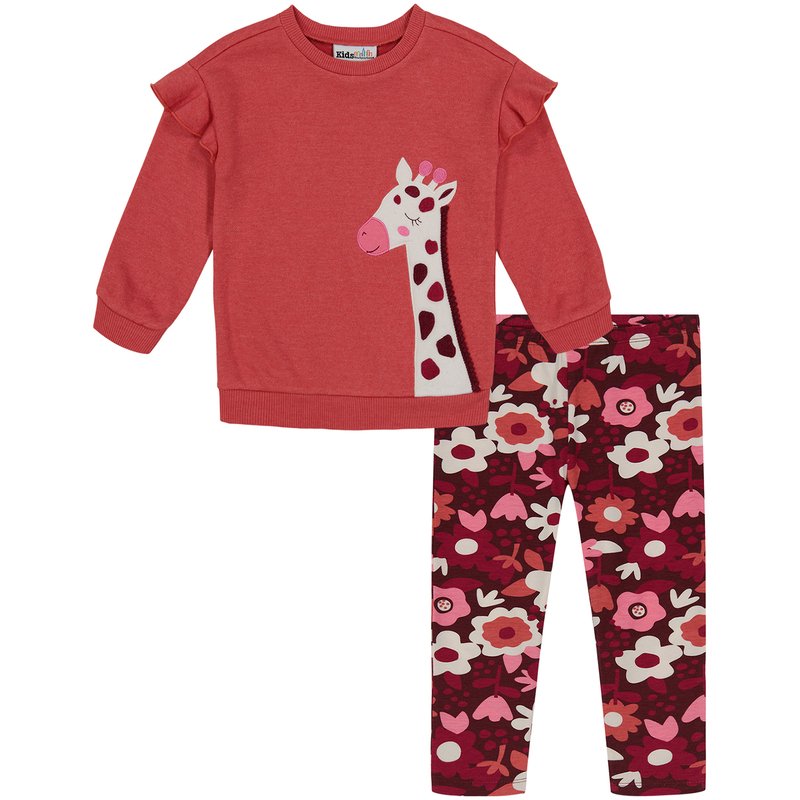 Kids Headquarters Toddler Girls 2 piece Giraffe Sets Toddler
