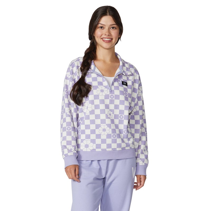 Vans Women s Fairlands Mock Neck 1 4 Zip Pullover Fleece Women s
