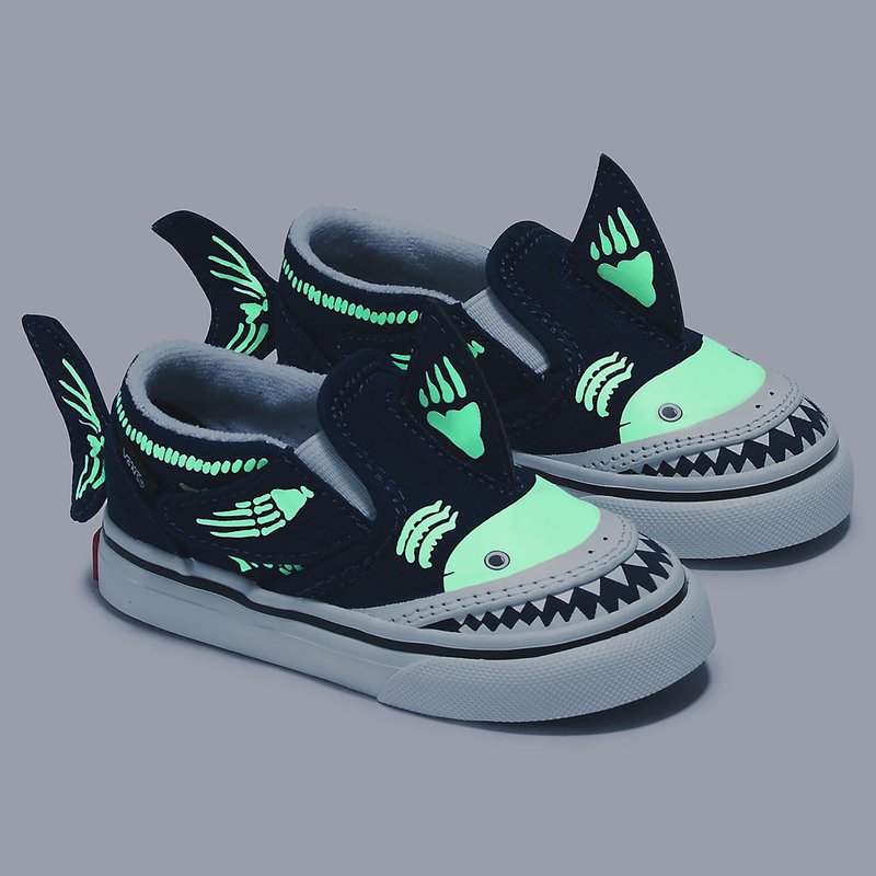 Vans Toddler Boys Shark Slip on Sneaker Toddler Boys Shoes Kids Shop Your Navy Exchange Official Site