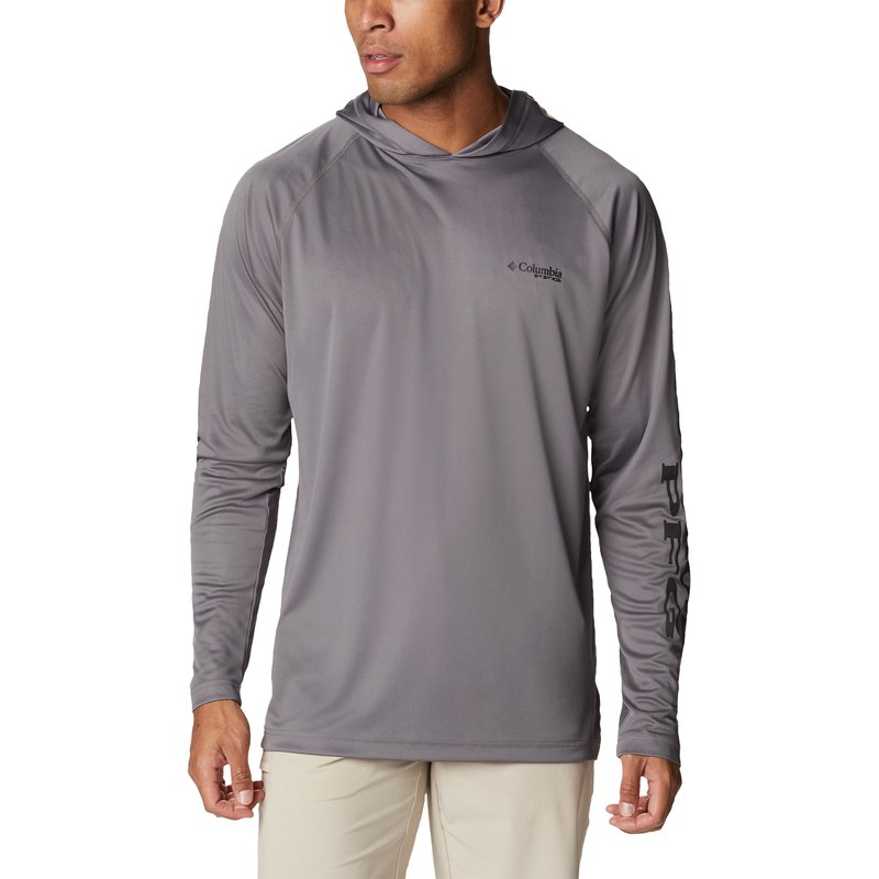 Columbia Men's Pfg Terminal Tackle Pullover Knit Hoodie