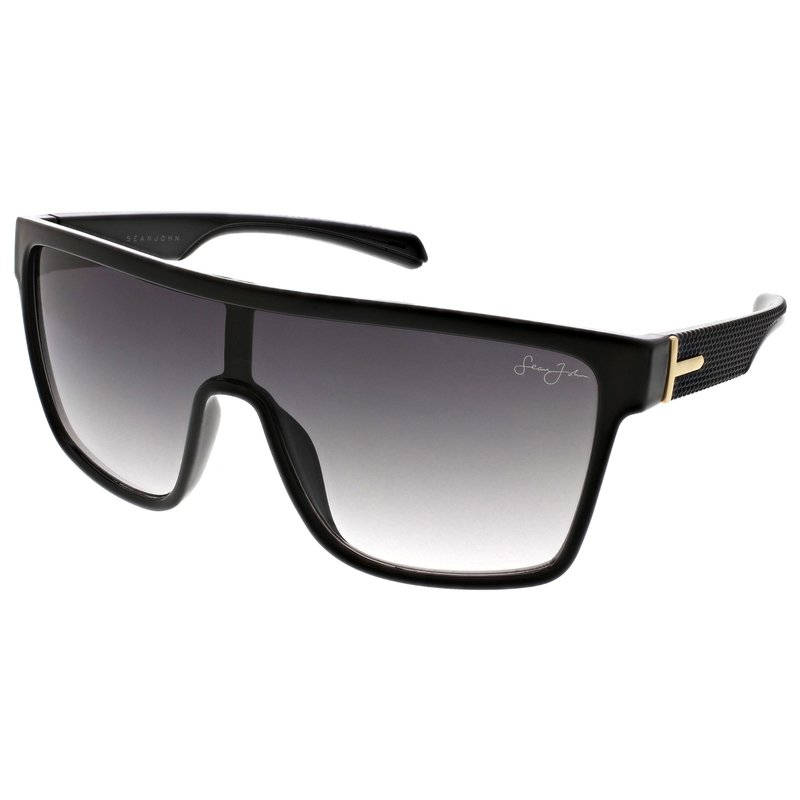 Sean John Men s Straightbrow Shield With Metal Temples Deco Sunglasses Men s Sunglasses Seasonal Shop Shop Your Navy Exchange Official Site