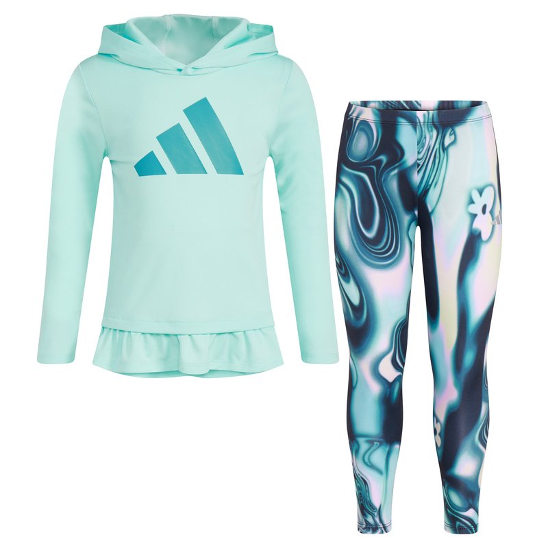 Adidas Little Girls' Fluidity Legging Sets, Little Girls' Activewear