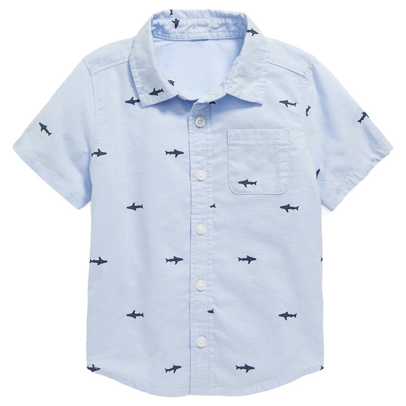 Classic body with short sleeves Shirts Blue