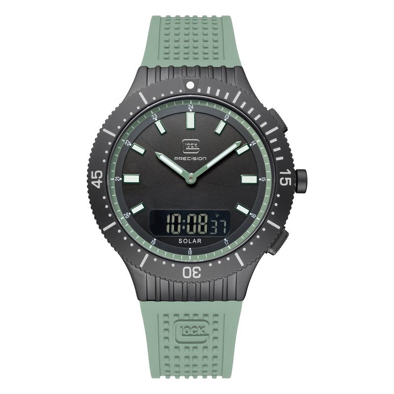 Glock Men\'s Ani Digi Solar Silicone Watch | Men\'s Watches | Accessories -  Shop Your Navy Exchange - Official Site